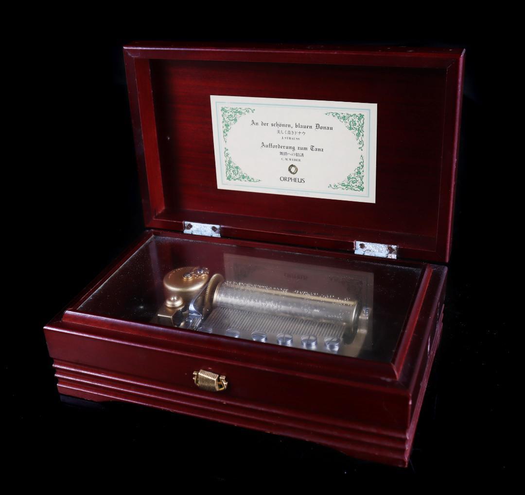 合*3様 Sankyo ORPHEUS オルゴール 美しく青きドナウ 舞踏への勧