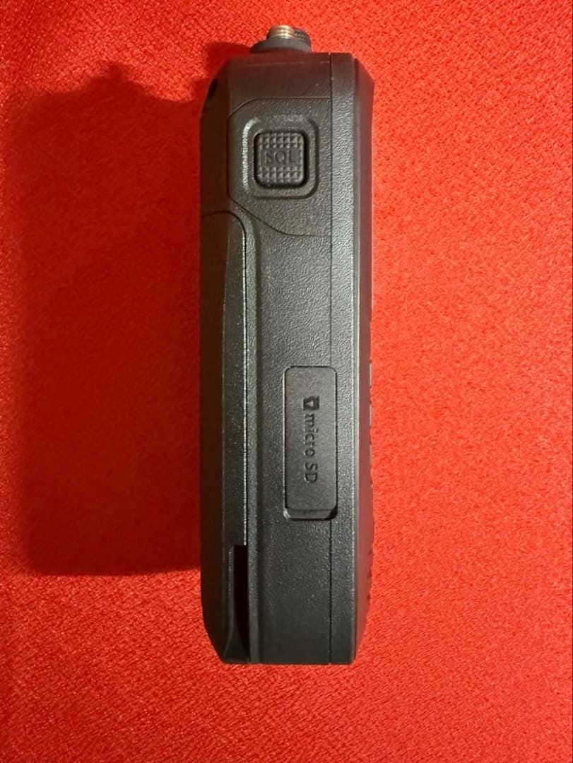 ICOM IC-R15（受信改造済）+乾電池ケース+ソフトウェア+ロッドアンテナ