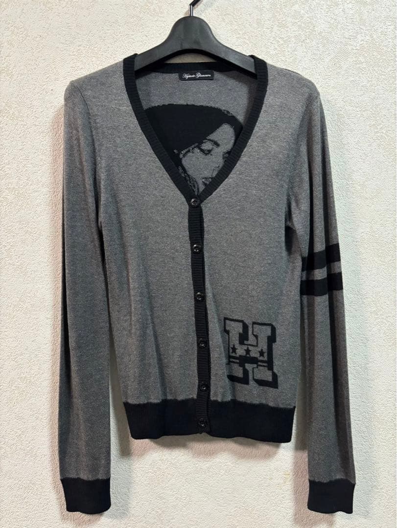 ヒステリックグラマー: レアーデザイン、カーディガン、0121ND04