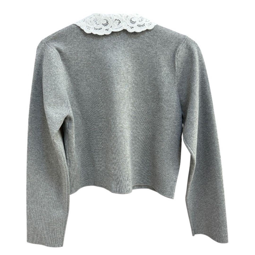 セルフォード　WEB限定　デタッチャブルレースカラーカーディガン　サイズ36