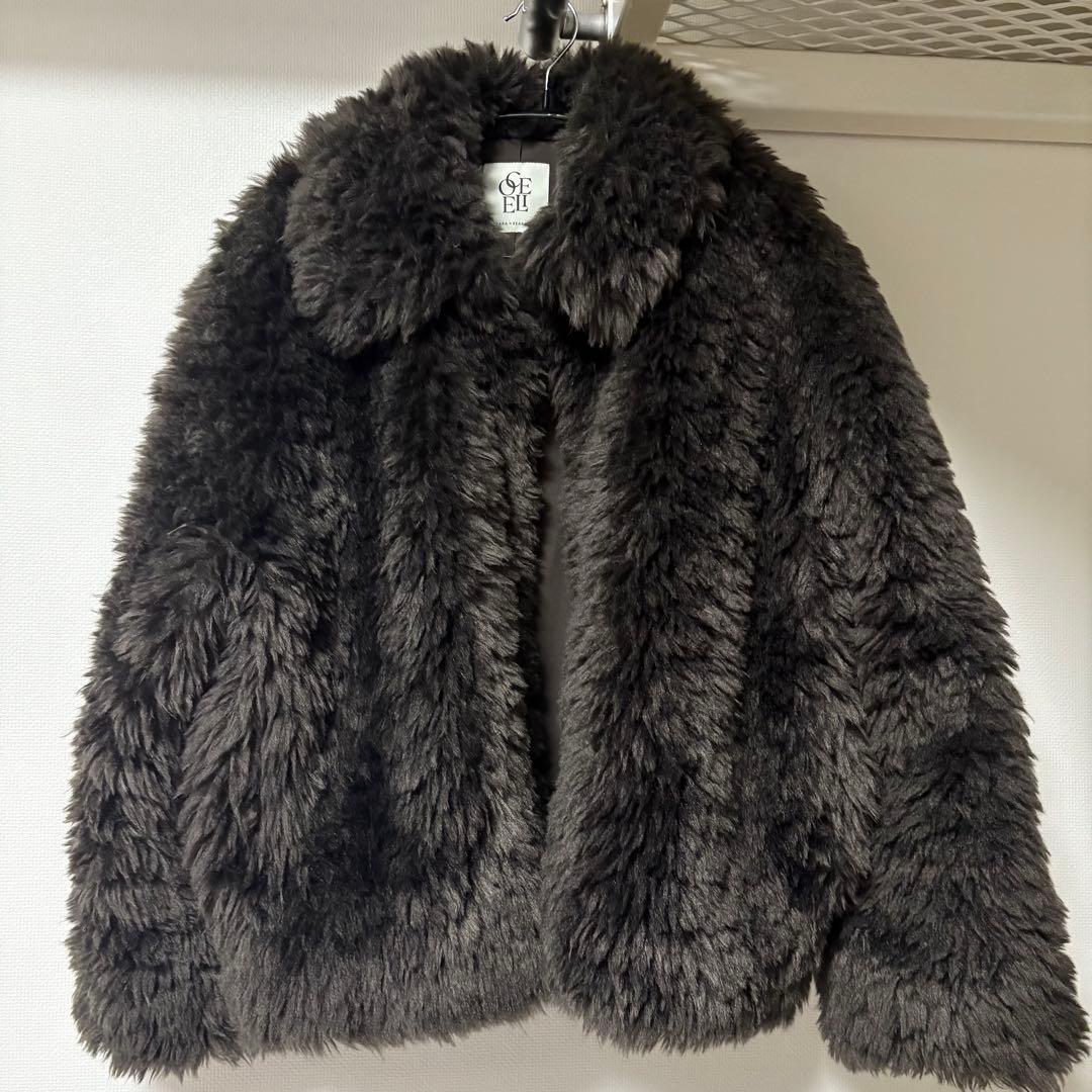 【美品】COELIE ファーコート S