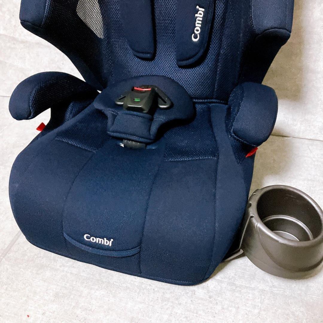 combi ジョイトリップ エアスルーGH ネイビー ジュニアシート 美品