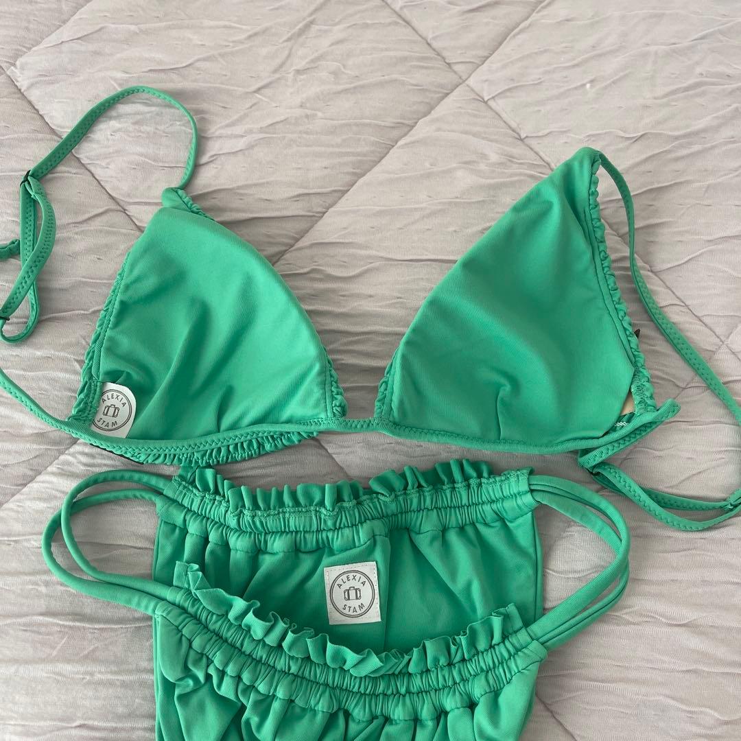 ALEXIA STAM ミントグリーン セパレート水着ビキニ