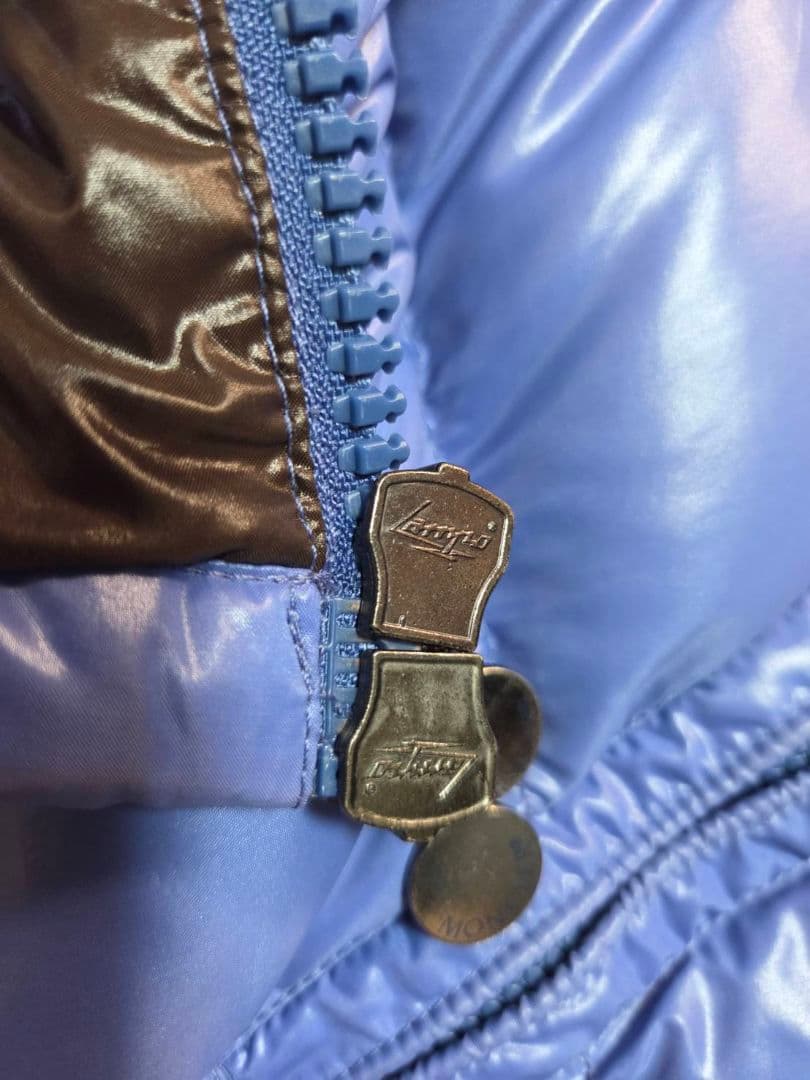 美品　MONCLER MAYA ダウン 0　モンクレールマヤ　ブルー