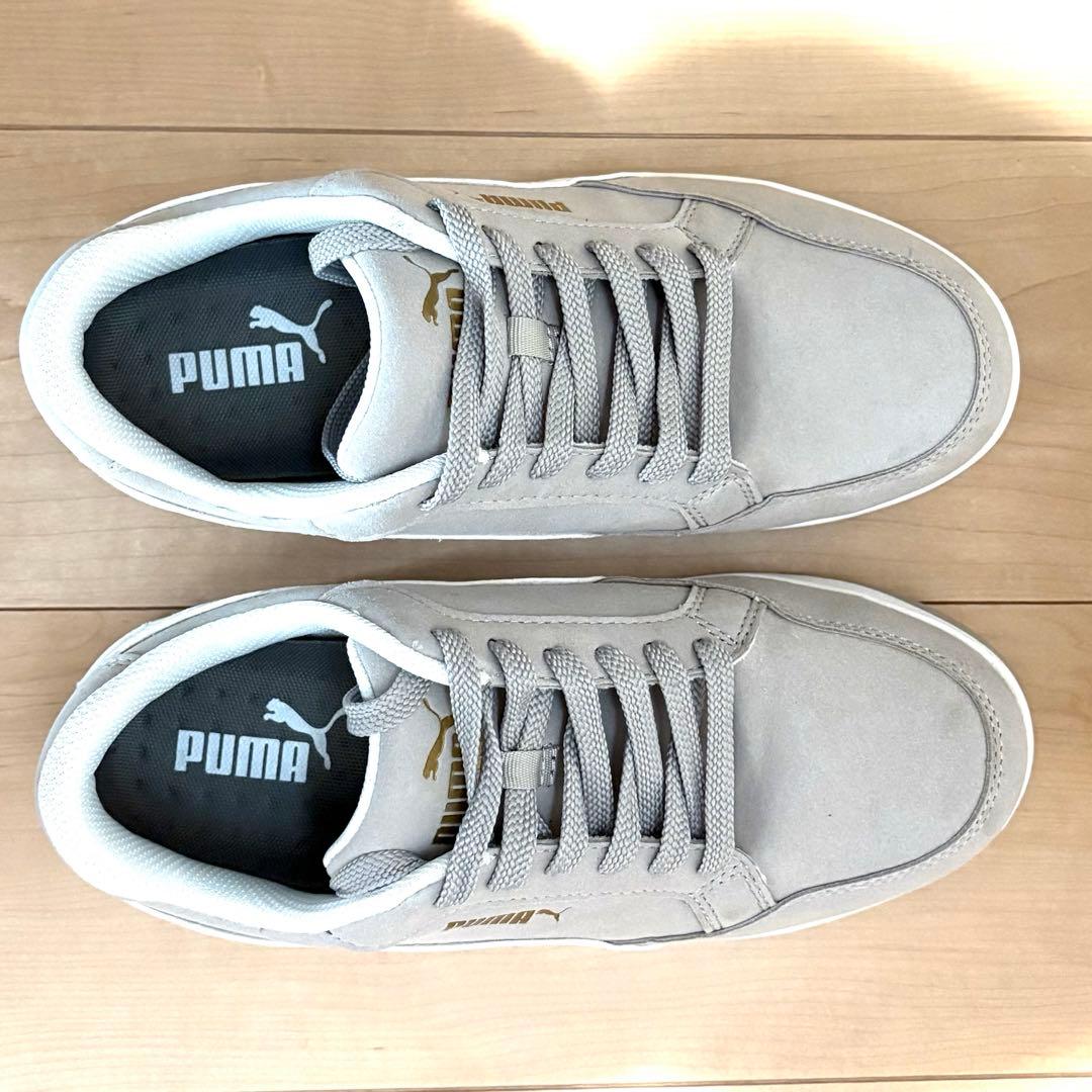 【使用1度のみ】PUMA 安全靴26.0グレー ユニセックススニーカー