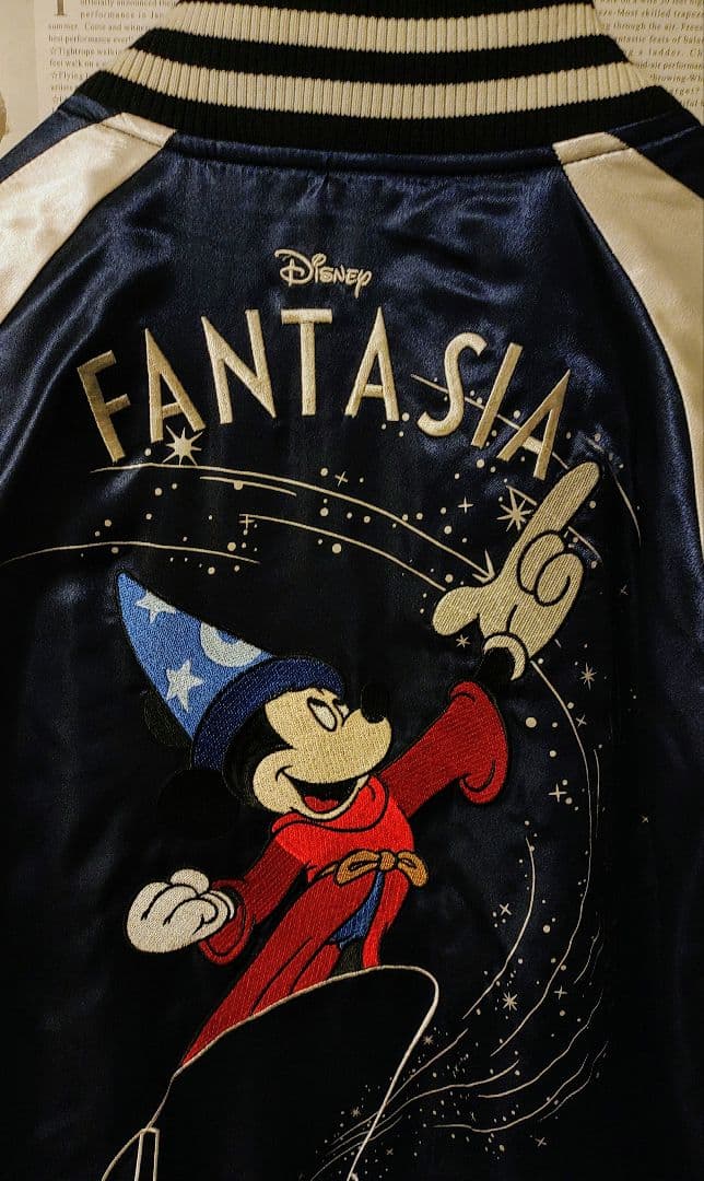 【未使用】ディズニーファンタジア　ベルメゾン限定希少品　刺繍スカジャン