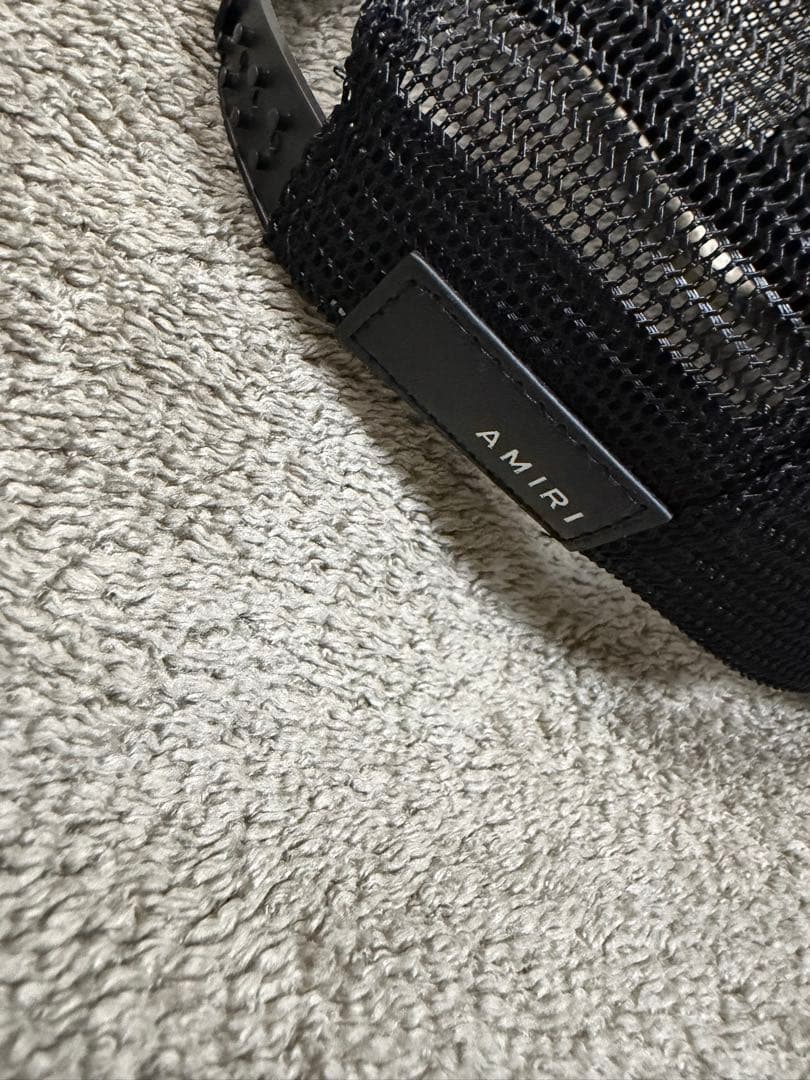 Amiri アミリ ロゴ刺繍 ベースボール キャップ