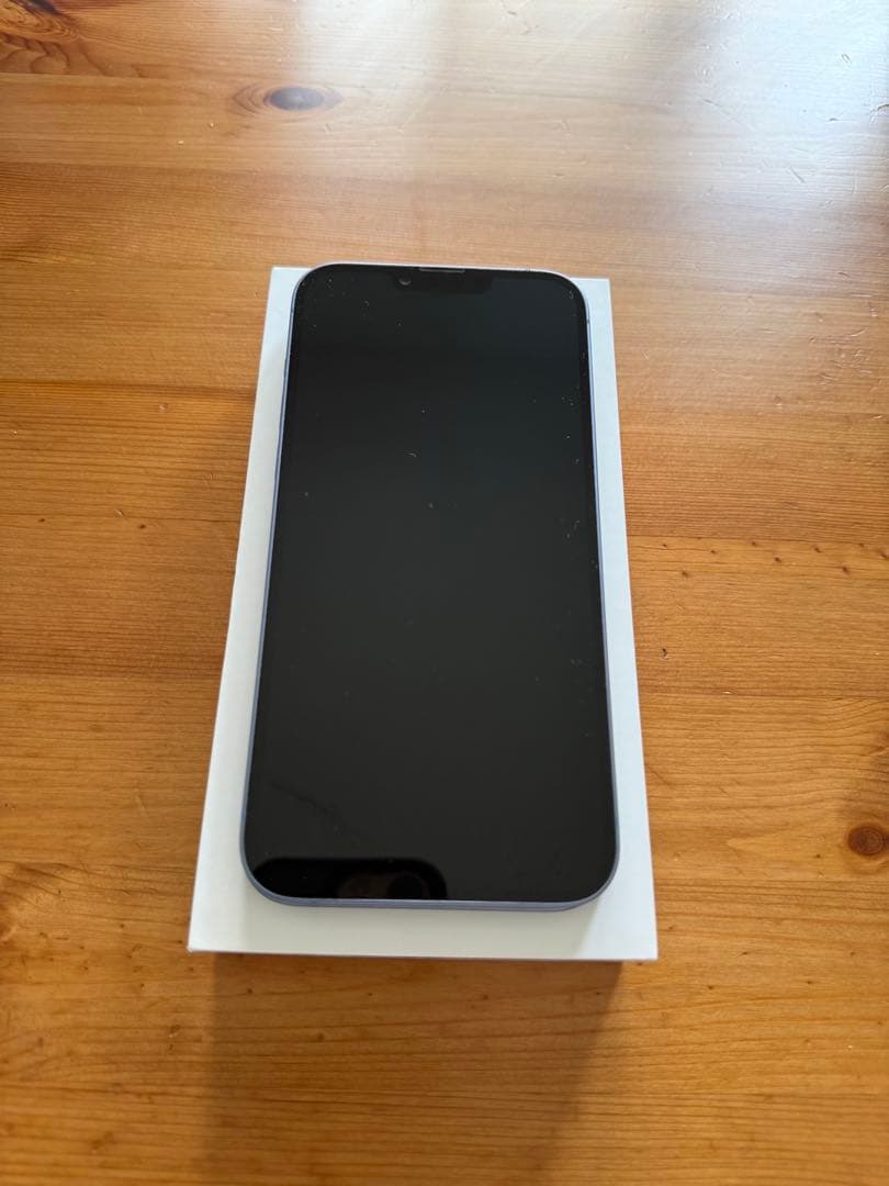 Apple iPhone 14 ブルー 本体 充電ケーブル付き