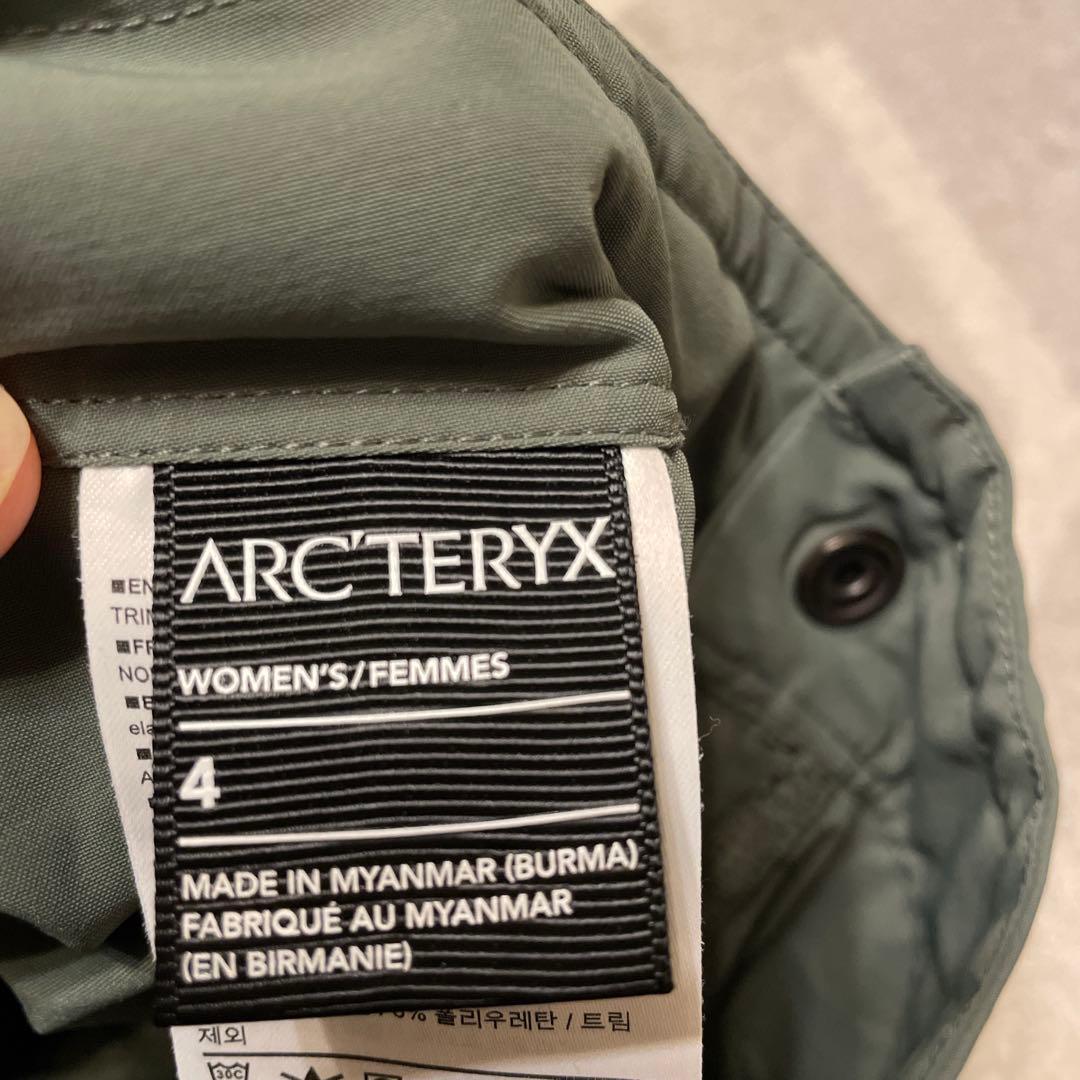 値下げ！ARC'TERYX レディースパンツ　オリーブグリーン サイズ4