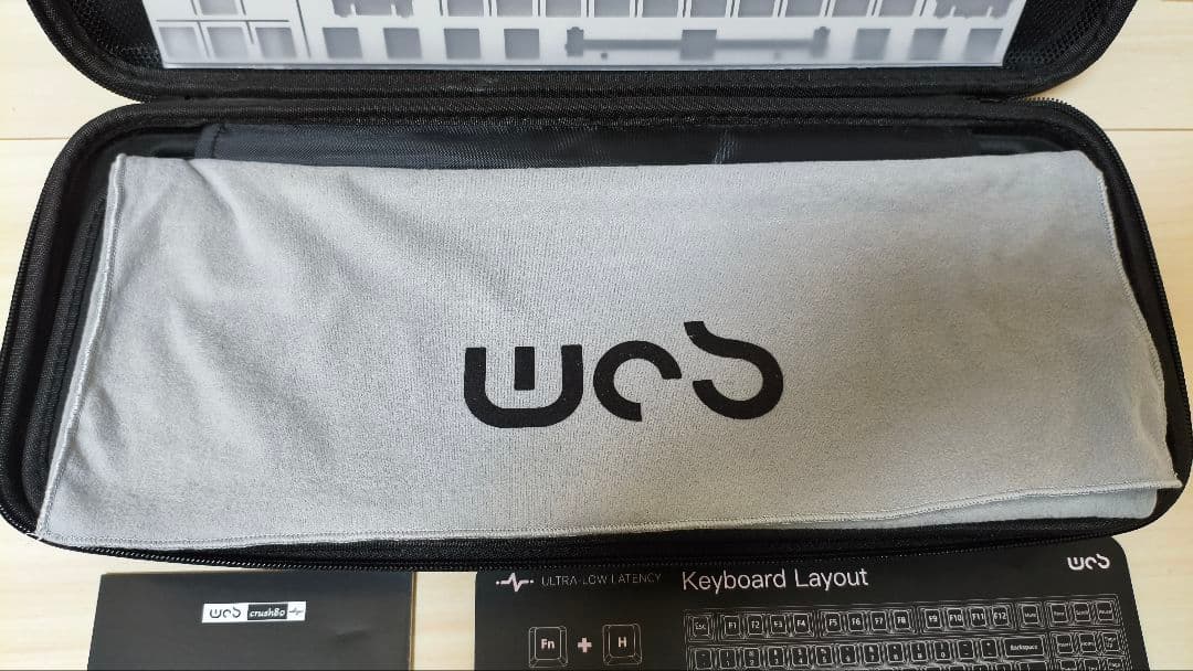 WOBKEY CRUSH 80 Black Pro 美品 メカニカルキーボード