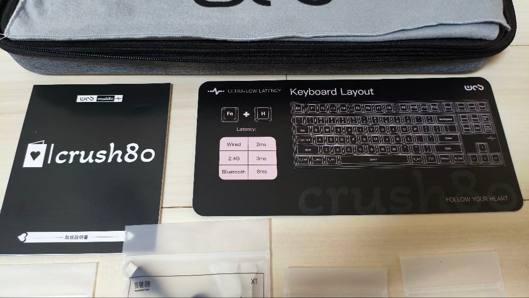 WOBKEY CRUSH 80 Black Pro 美品 メカニカルキーボード