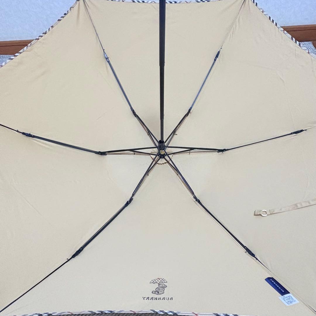 美品　BURBERRY バーバリー　ベア　ノバチェック　晴雨兼用折りたたみ傘