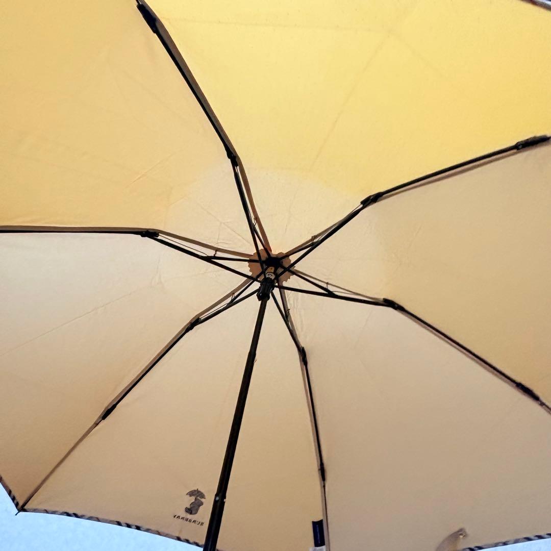 美品　BURBERRY バーバリー　ベア　ノバチェック　晴雨兼用折りたたみ傘