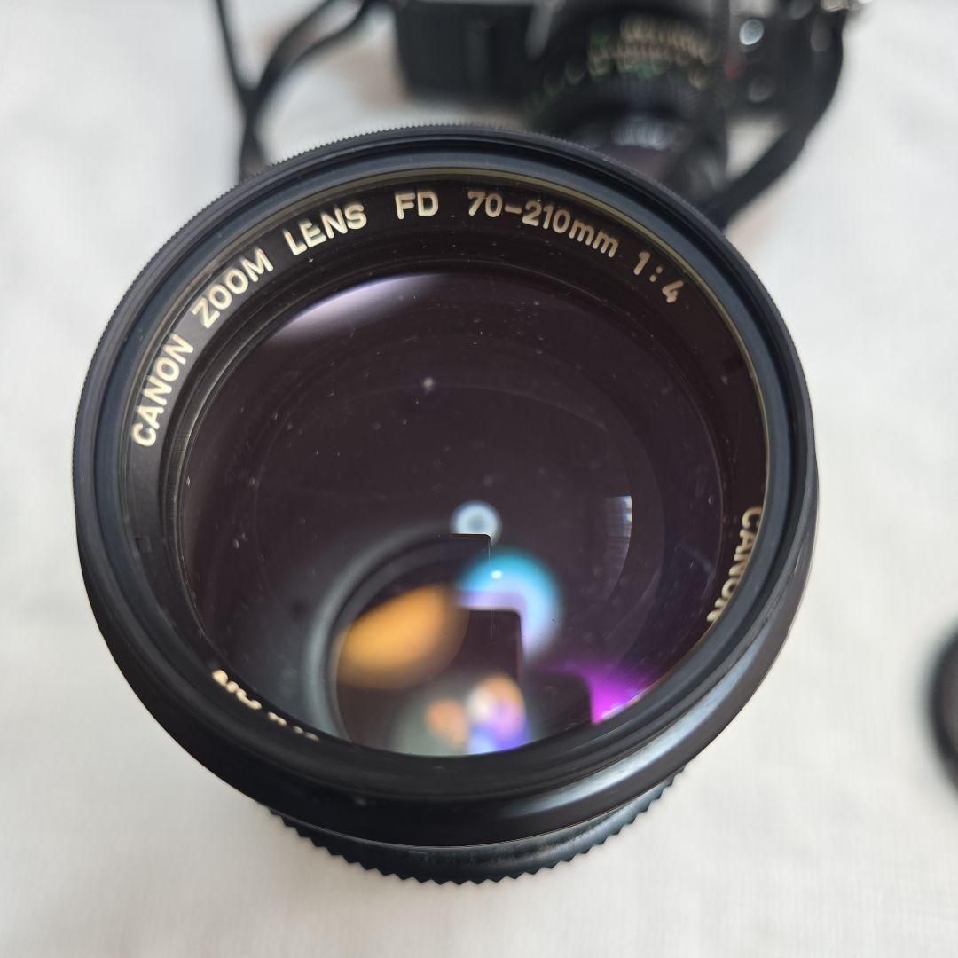 完動品★Canon AE-1 FD 50mm f/1.8 + 望遠ズーム