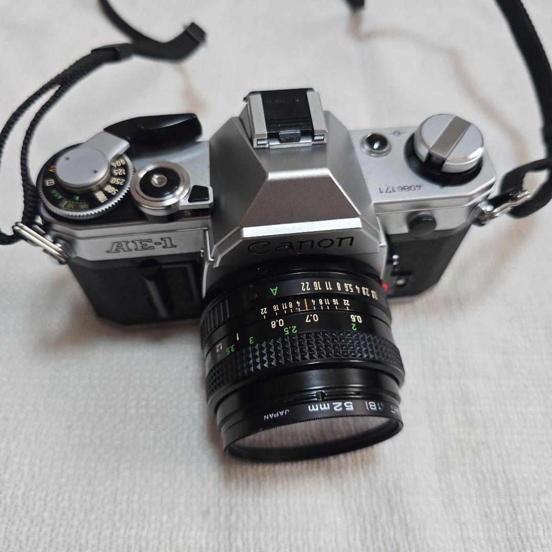 完動品★Canon AE-1 FD 50mm f/1.8 + 望遠ズーム