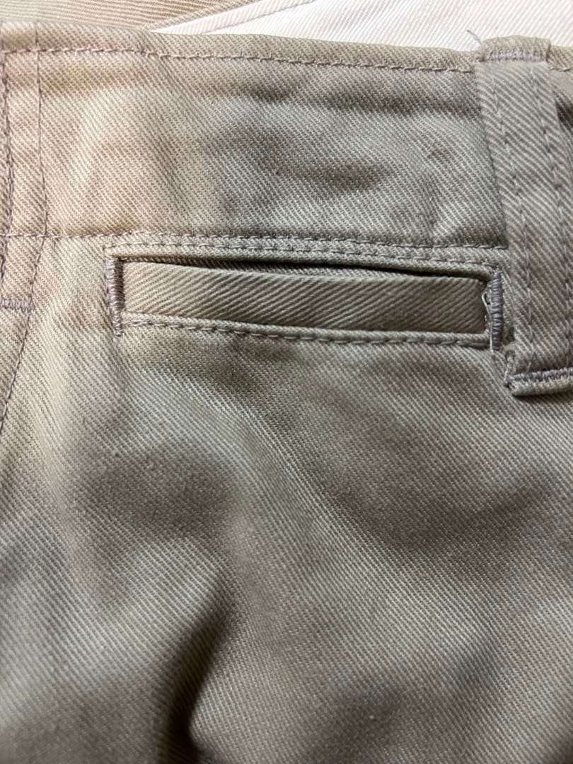 40s US.ARMY チノパン アーミーチノ PW プリズナー メタルボタン