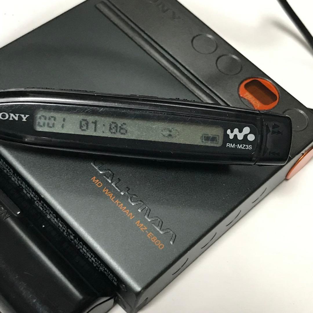 SONY ソニー MD ウォークマン MZ-E800 リモコン 乾電池ケース付
