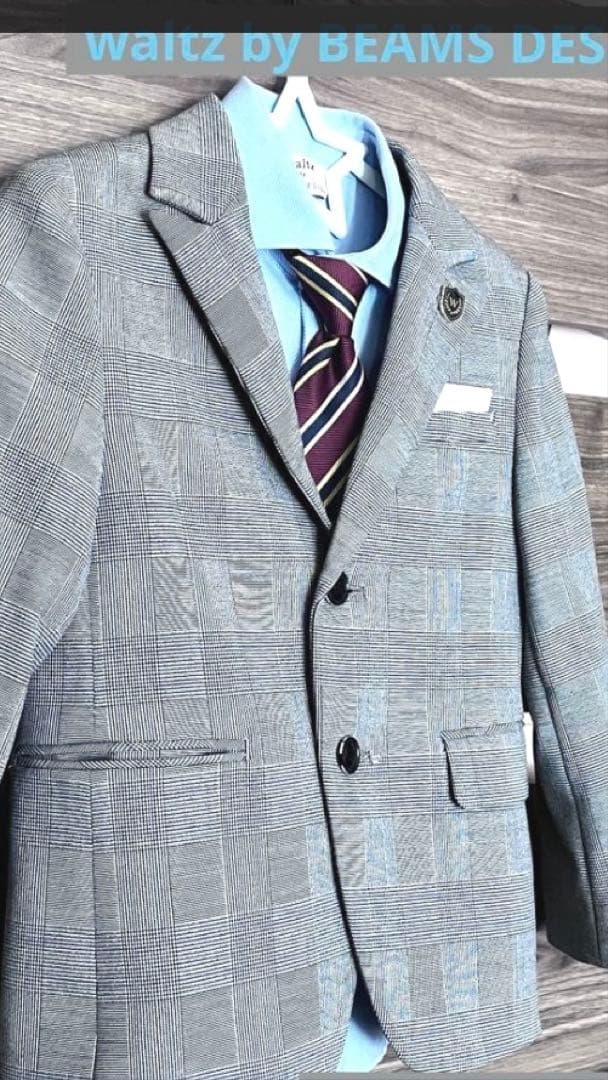 美品110 waltz by BEAMS DESIGN 卒園式 入学式 スーツ