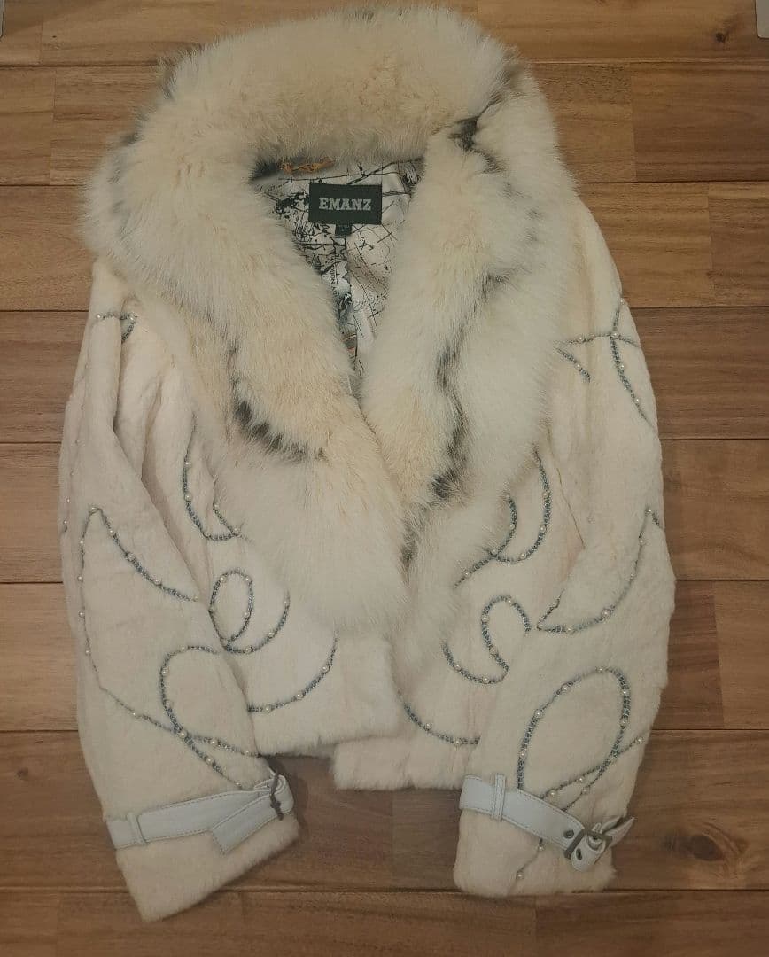 エンバ　EMBA 毛皮　リアルファージャケット