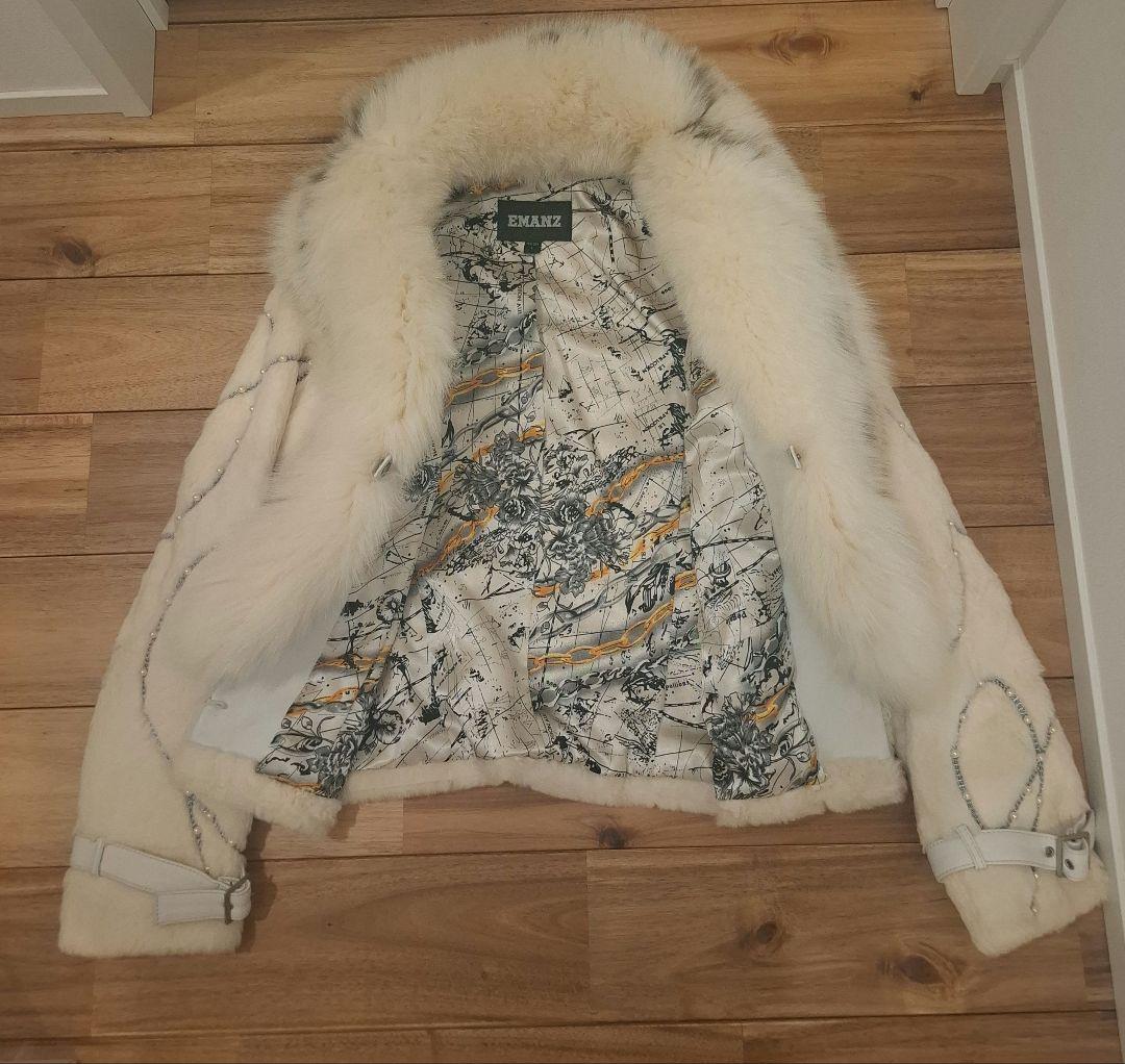 エンバ　EMBA 毛皮　リアルファージャケット