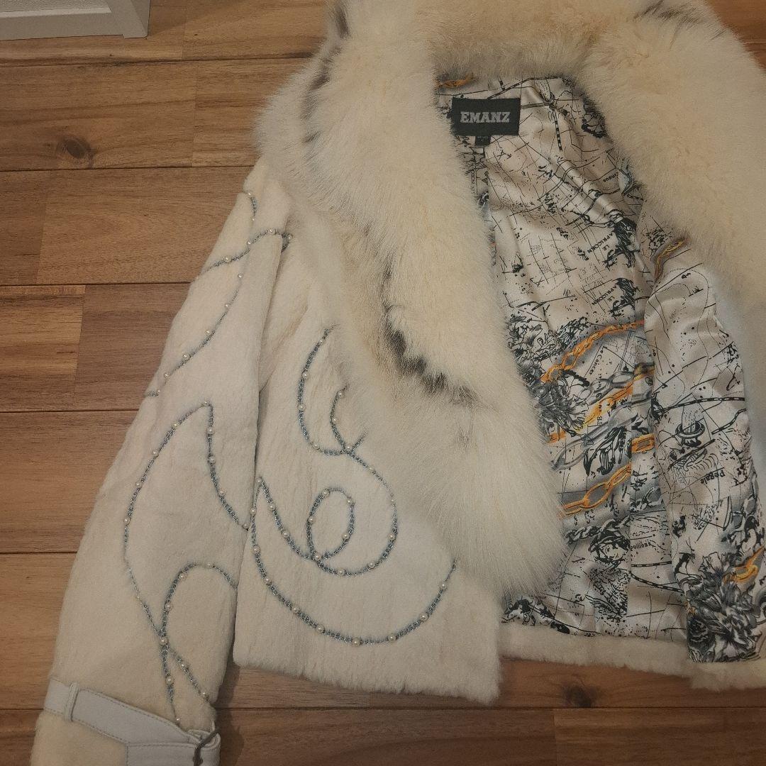 エンバ　EMBA 毛皮　リアルファージャケット