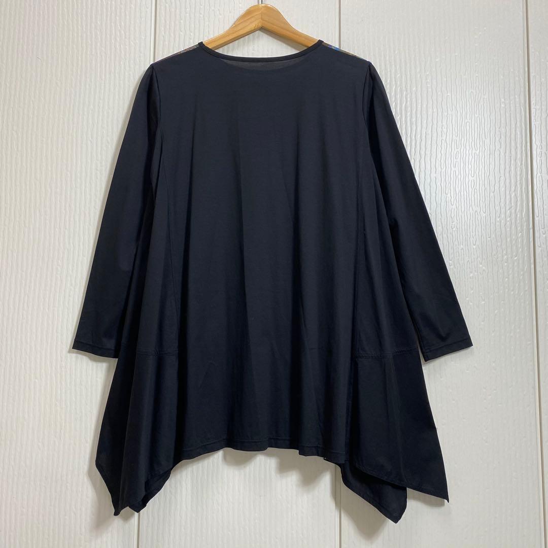 美品 TOKUKO 1er VOL ズールー族 切り替え フレア チュニック