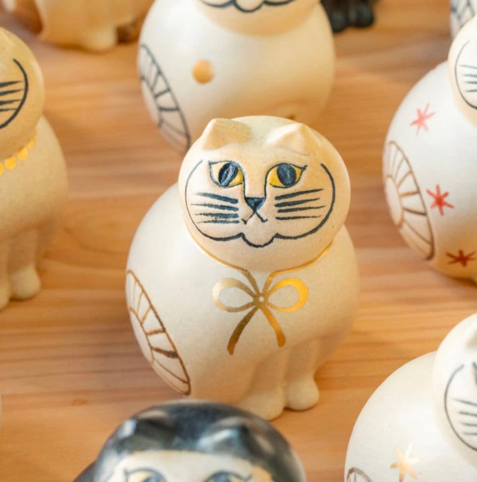 リサラーソン ミア ミニ 金シリーズ リボンゴールド