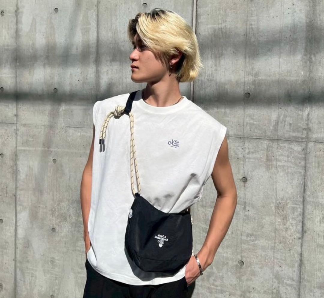 kaoyorinakami カオヨリナカミ ロープショルダーバッグ