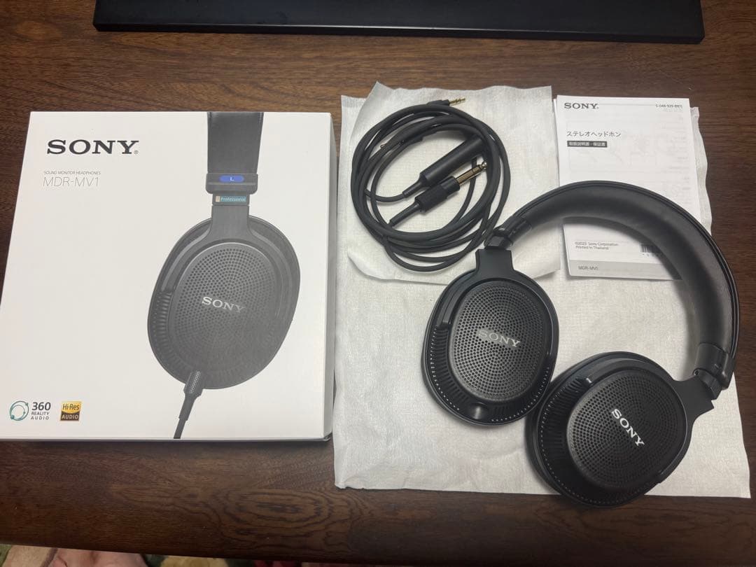360 Reality Audio対応SONY MDR-MV1