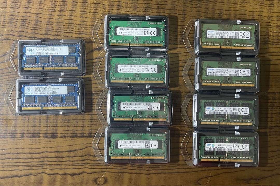 ノートPC用メモリ DDR3 まとめ売り 24枚