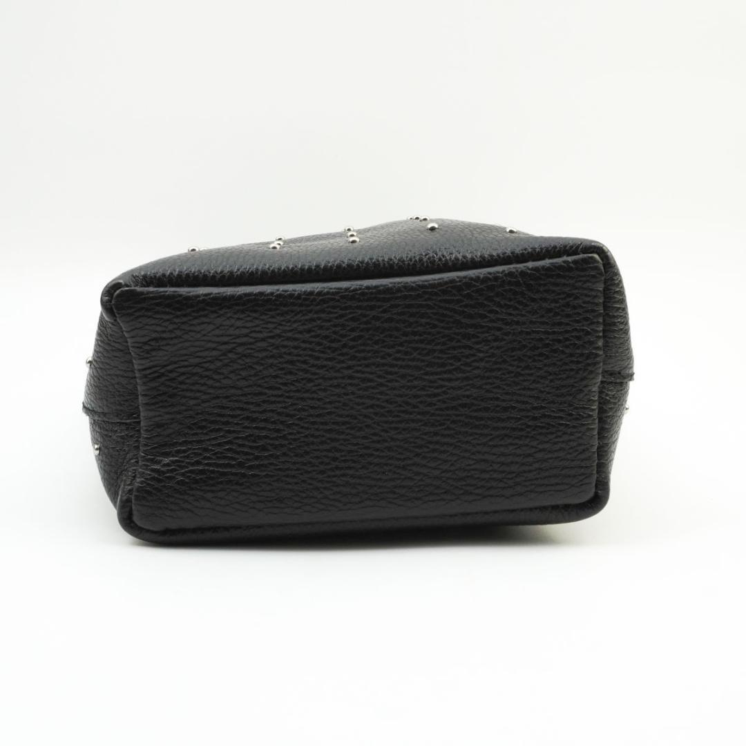 MARLON FIRENZE 2wayスタッズレザーバッグ ブラック@KH50