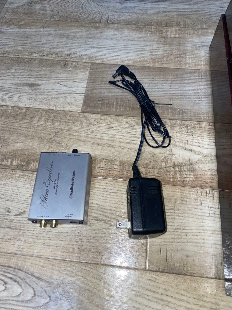 フォノイコライザー付DENONレコードプレーヤーDP-37F レストア 当時物