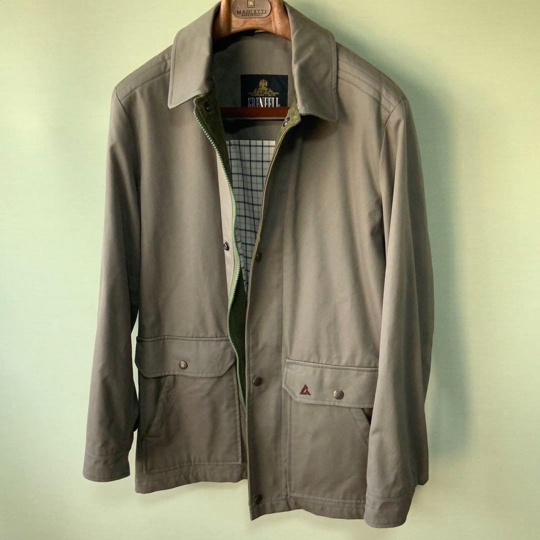 GRENFELL グレンフェル ハンティングジャケット 38 英国製 カーキ