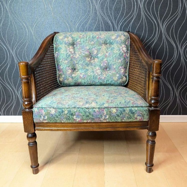 Sen　美品　カリモク　コロニアル シングルソファ　ヴィンテージ　チェア