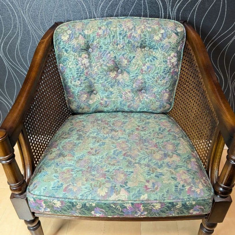 Sen　美品　カリモク　コロニアル シングルソファ　ヴィンテージ　チェア