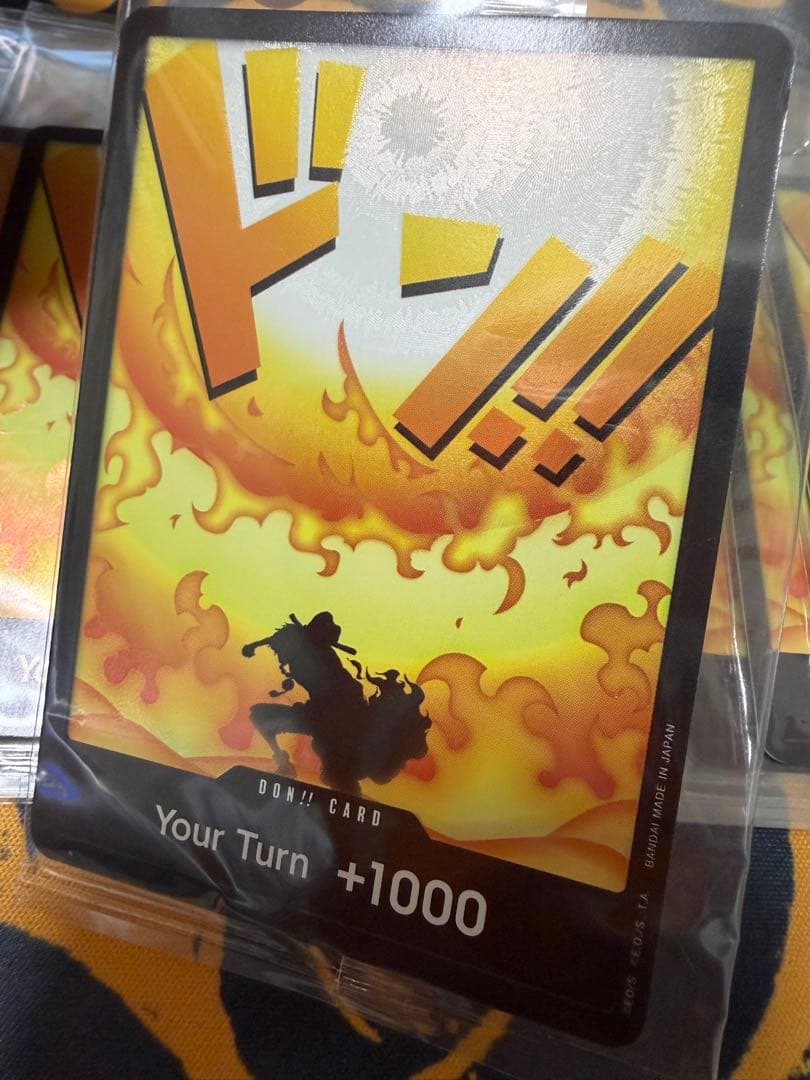 【未開封】10枚セット ワンピースカード エース ドンカード 海外限定