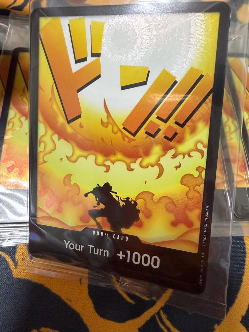 【未開封】10枚セット ワンピースカード エース ドンカード 海外限定