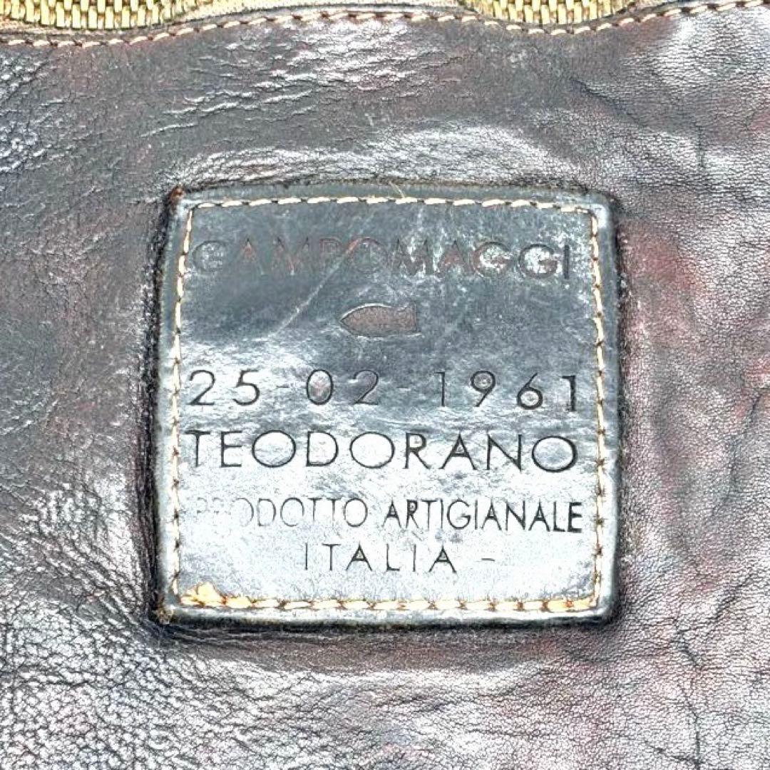 ✨激レア✨ カンポマッジ　ショルダーバッグ　スタッズ　2way　ビンテージ　焦茶