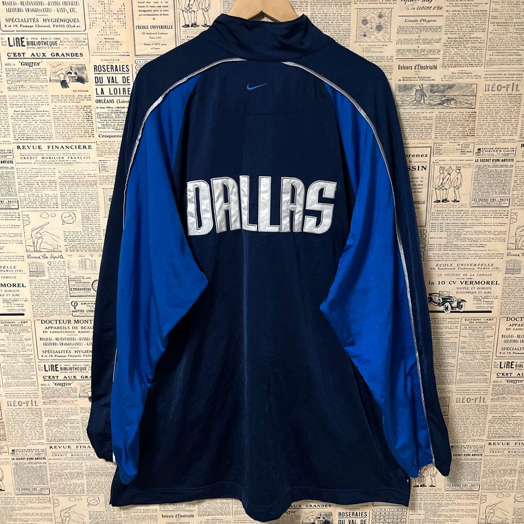 NIKE NBA マーベリックス　ウォームアップジャケット　XXL 刺繍　光沢