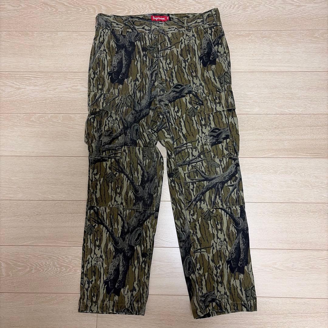supreme cargo pants mossyoak 30インチ