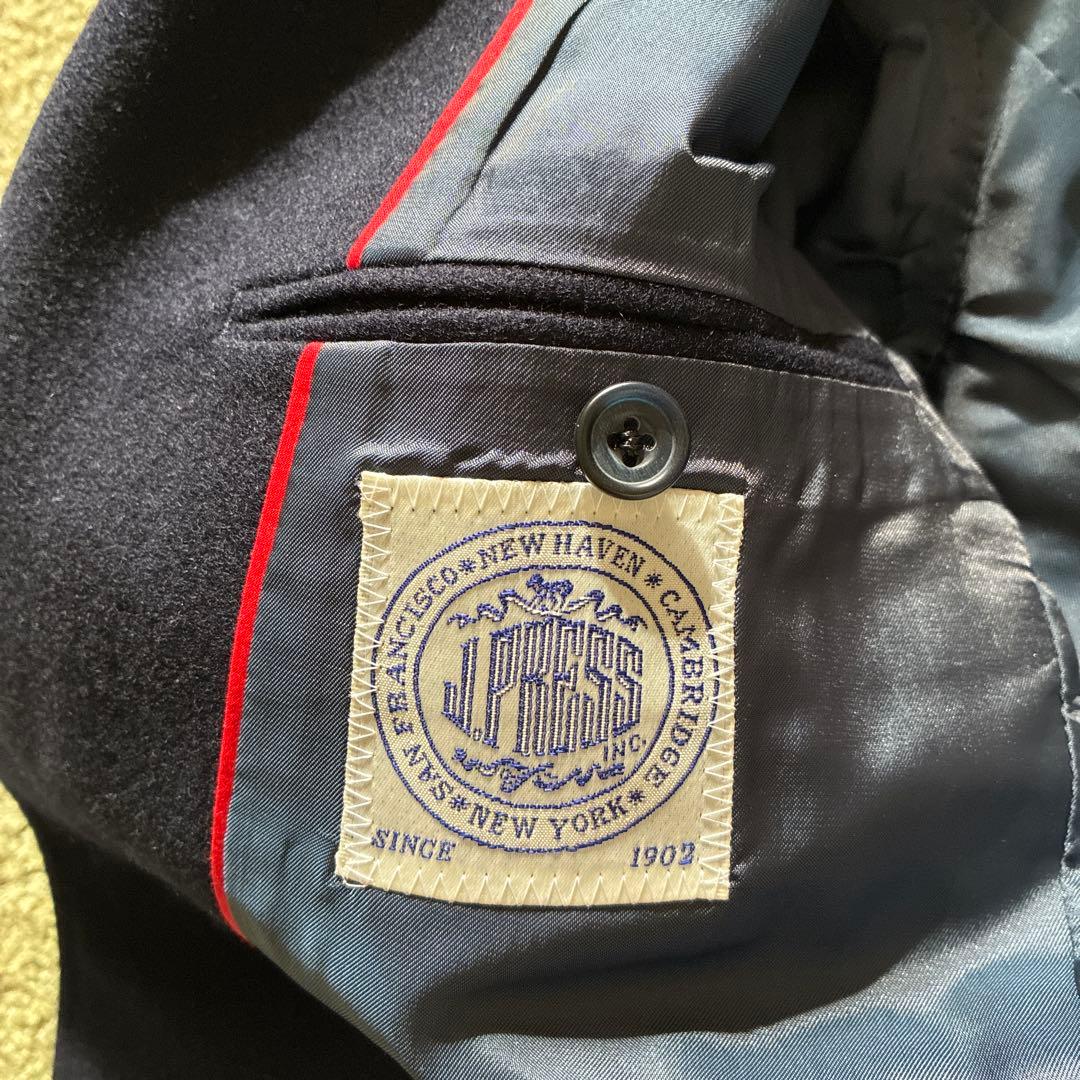 J.PRESS ネイビー ブレザー フランネル　サイズS-M程度　秋冬