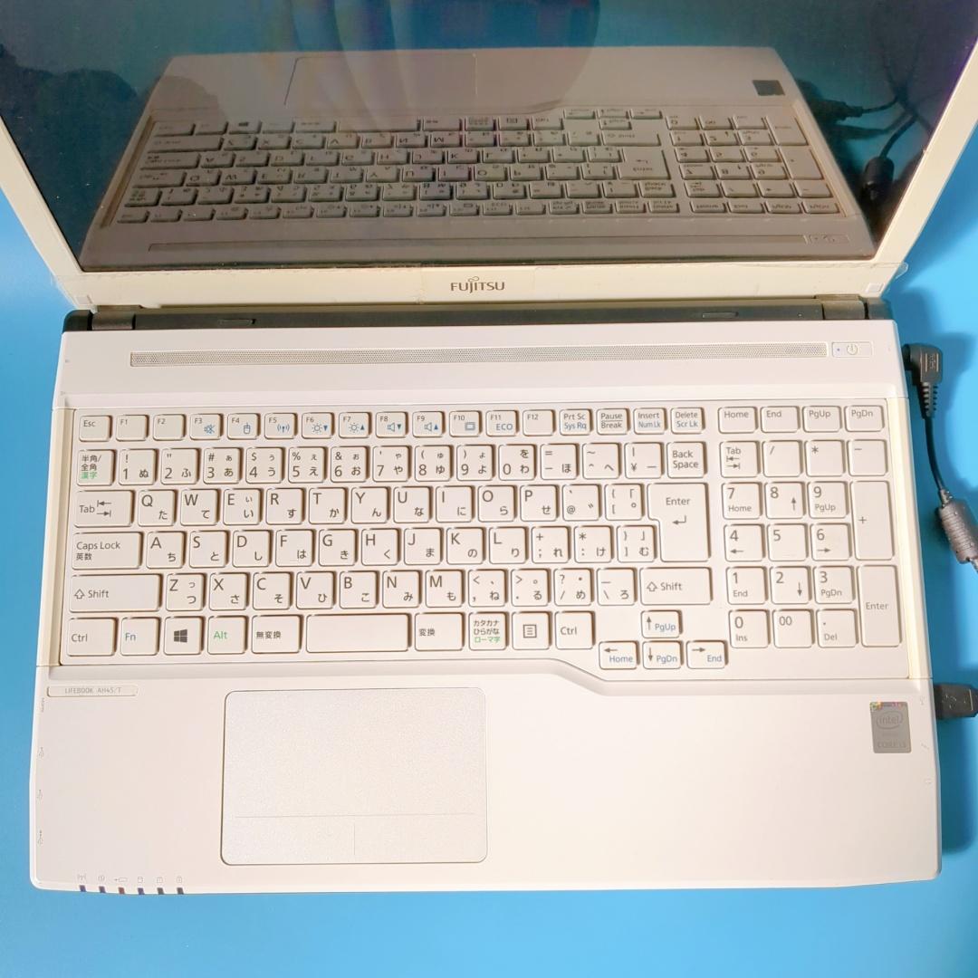 【美品】特大1TB✅メモリ8GB✨ブルーレイ✨すぐ使えるカメラ付白ノートパソコン