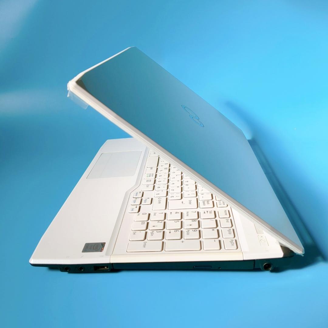 【美品】特大1TB✅メモリ8GB✨ブルーレイ✨すぐ使えるカメラ付白ノートパソコン