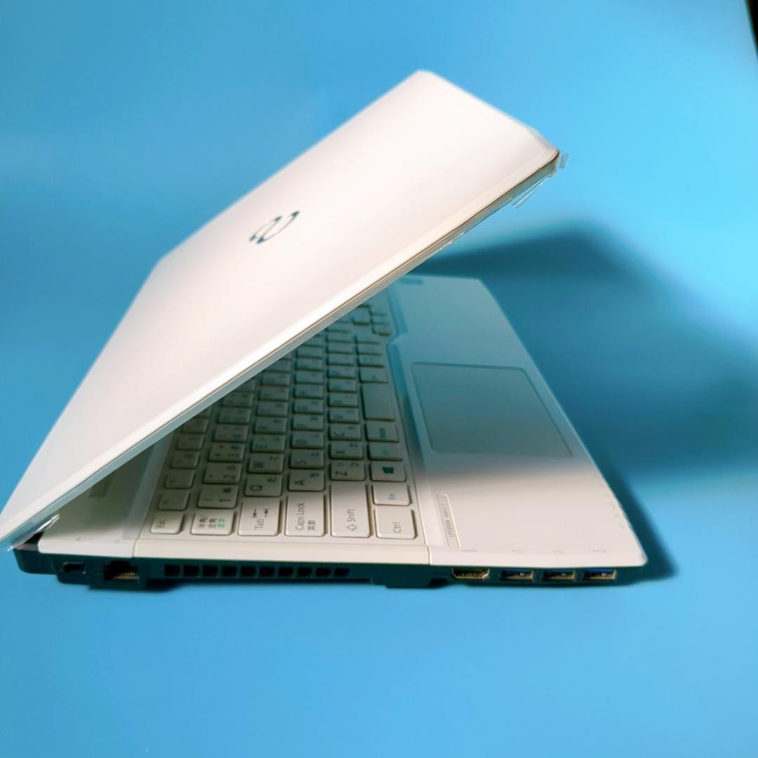 【美品】特大1TB✅メモリ8GB✨ブルーレイ✨すぐ使えるカメラ付白ノートパソコン