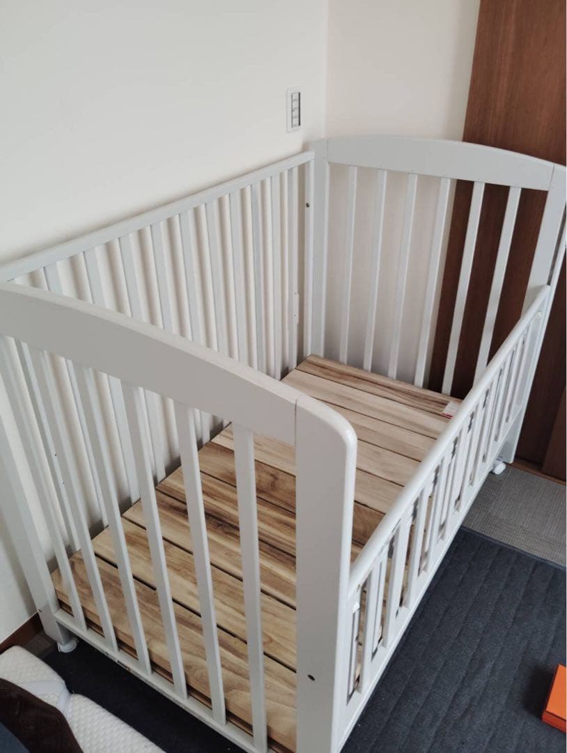 ベビーベッドカトージ KATOJI ホワイト 白