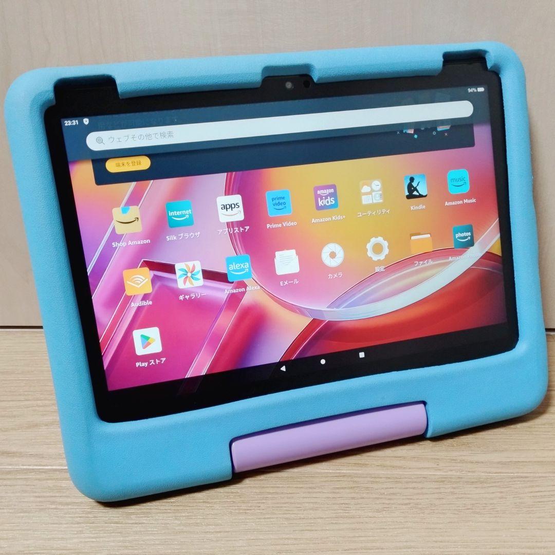 良品 Fire HD 10 キッズモデル 最新第13世代 ブルー