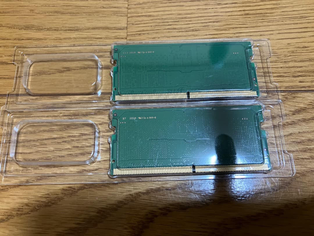 【ノーパソメモリ】DDR 5 4800 8GBx2枚 16GB Samsung