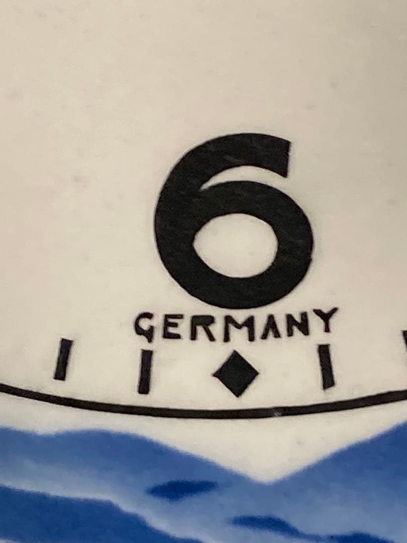 【ジャンク品】アンティーク振り子時計 壁掛け式 陶器製