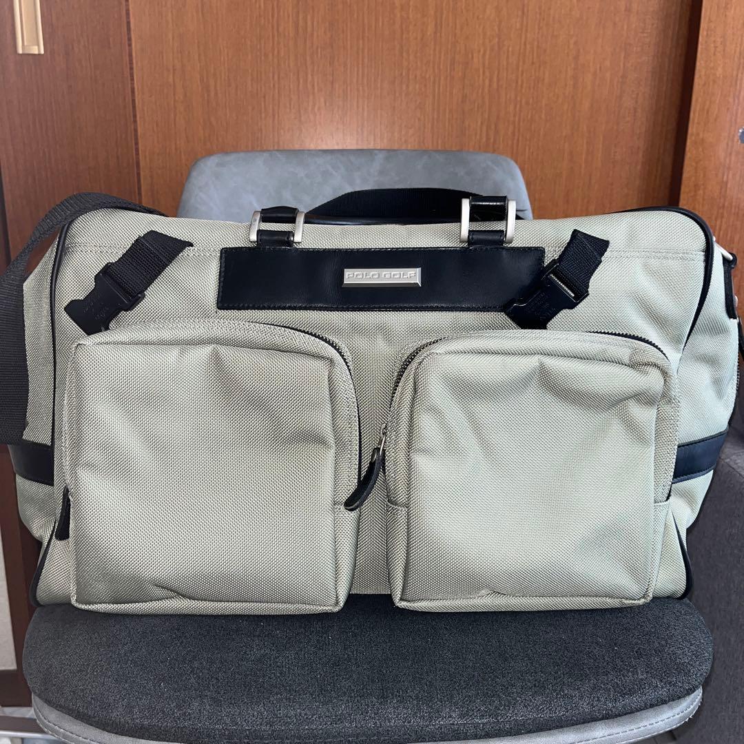 ポロ ゴルフ 2way トラベルバッグ ボストンバッグ 黒 ラルフローレン