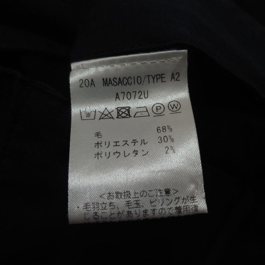 別注 マサッチョ A2 ウォッシャブルウール A7072 ブラック 黒